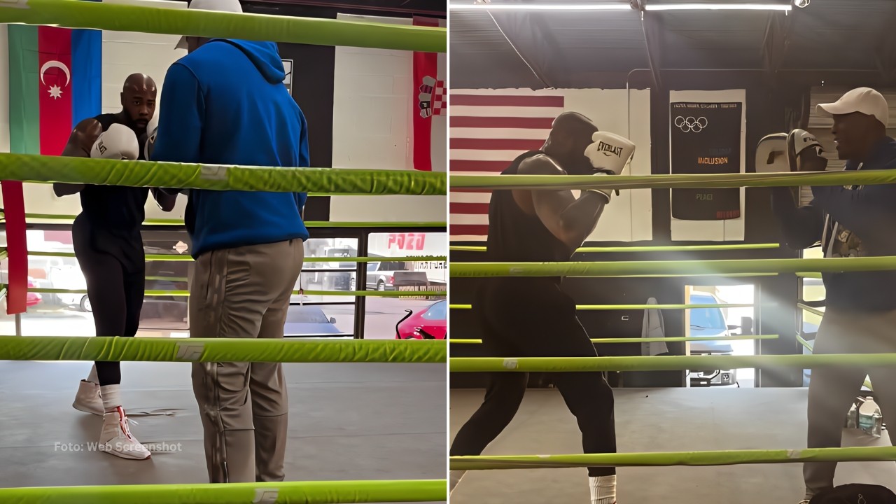 Video de Aroldis Chapman se fue viral boxeando junto a Despaigne Aroldis Chapman y Yusmanis Despaigne en una sesión de Boxeo