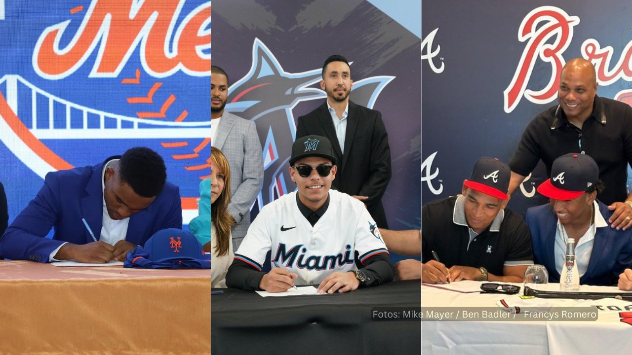 Acuerdos oficiales del Top 50 Prospectos en Firmas Internacionales MLB 2025 Firmas Internacionales MLB 2025, top prospectos