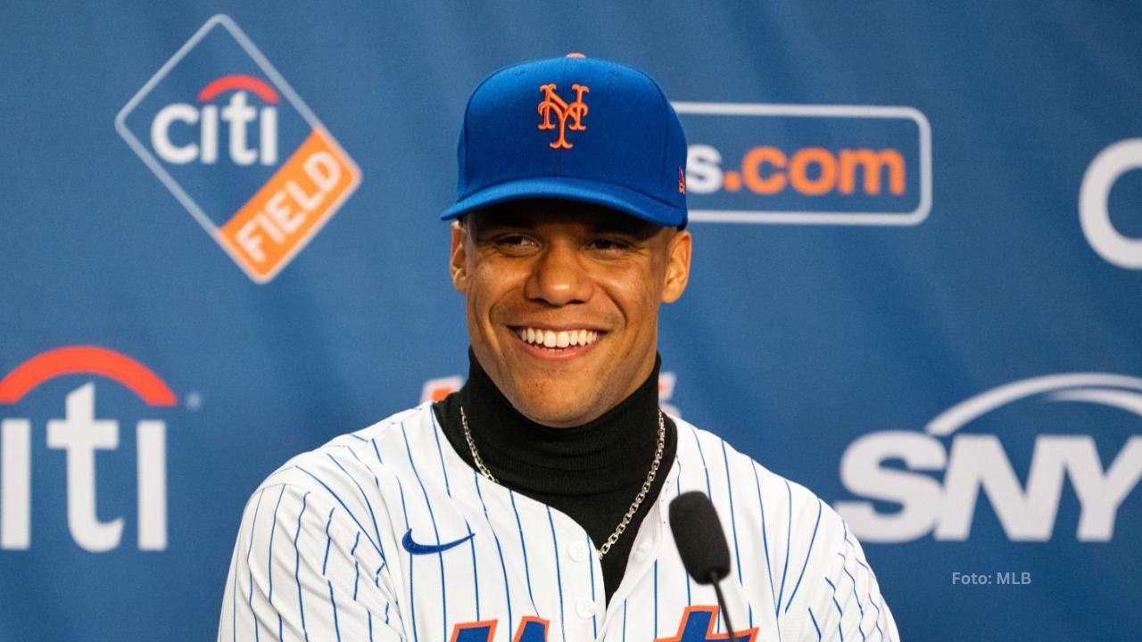 Expitcher responde a Juan Soto: "Siempre ha sido una ciudad de Yankees" Juan Soto con Mets