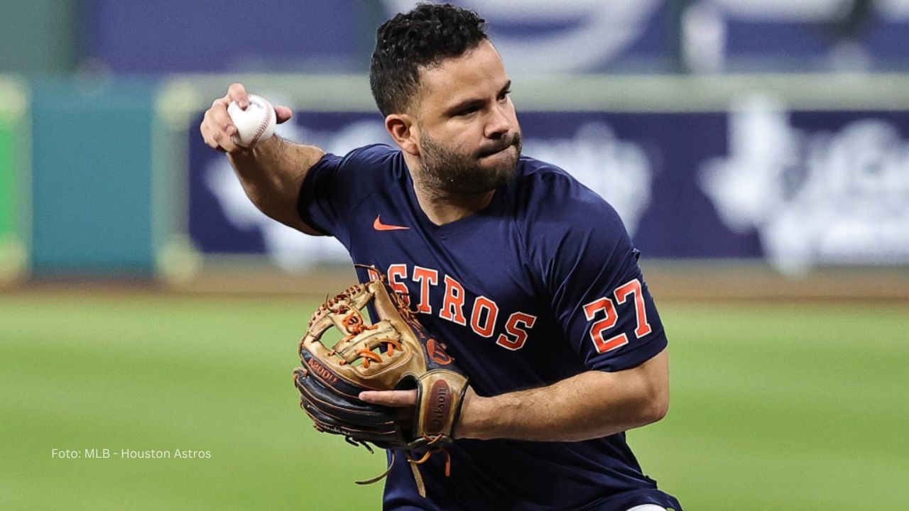 Jose Altuve entrenando con Houston Astros