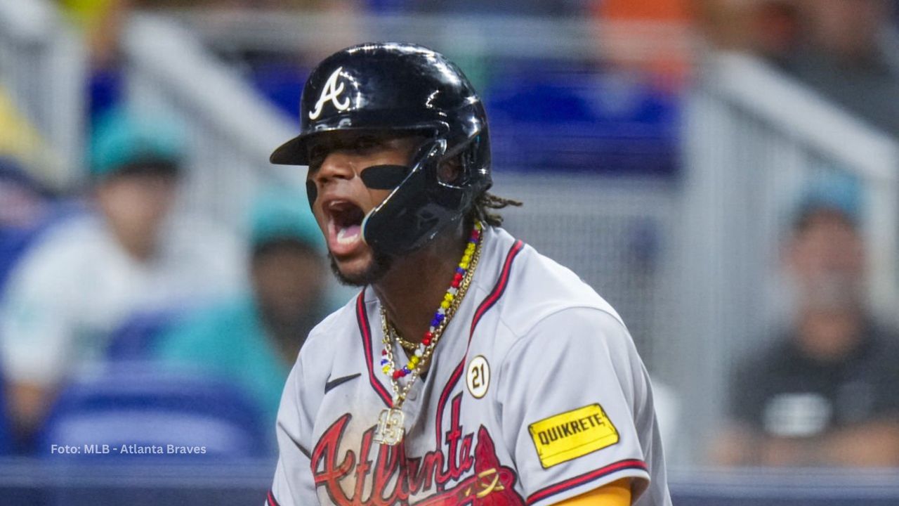 Ronald Acuña Jr es líder velocista en último lustro MLB Ronald Acuña Jr es líder velocista en último lustro de MLB