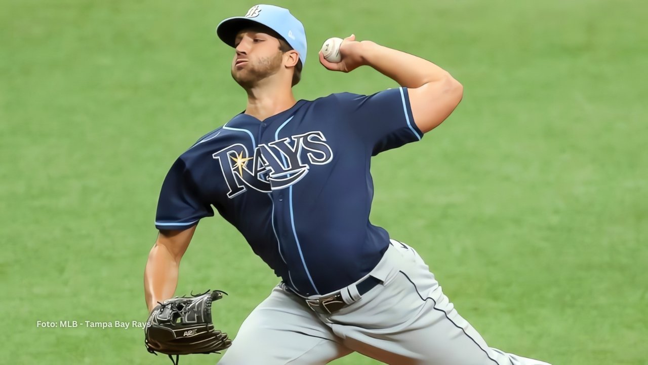 Washington Nationals firma a lanzador Colin Poche para 2025 Colin Poche lanzando con Tampa Bay Rays. Washington Nationals