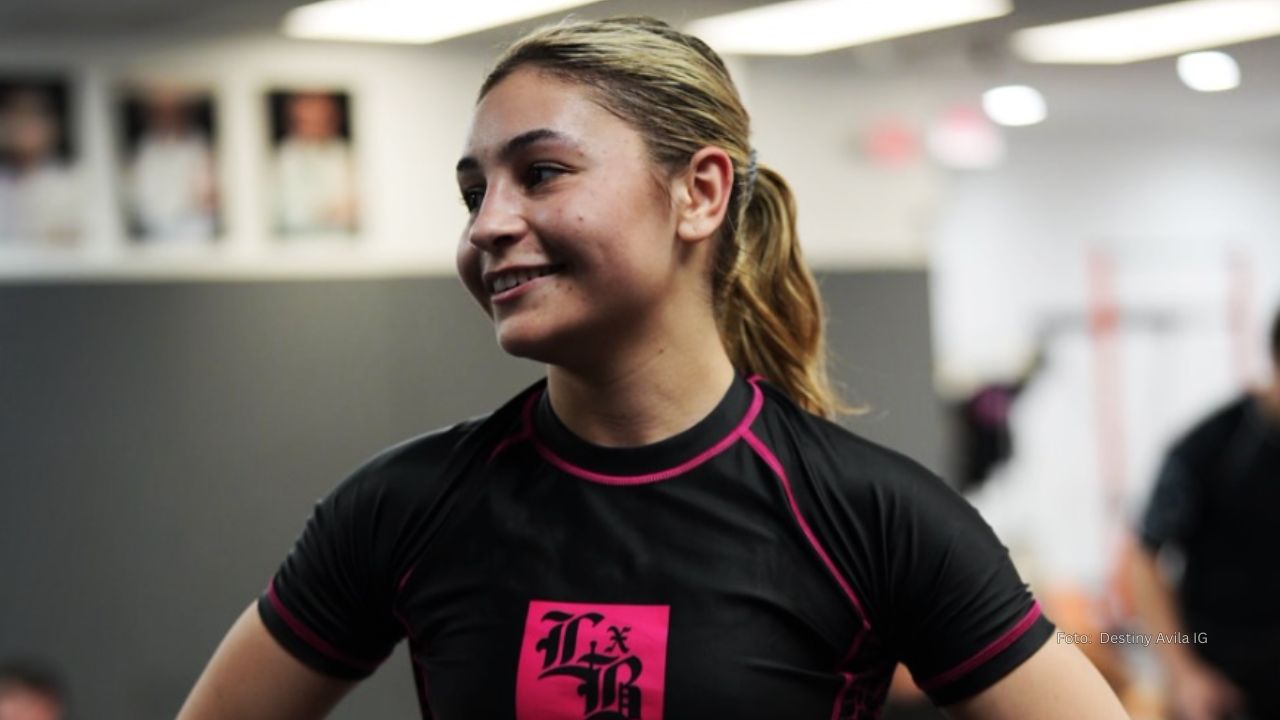 Con solo 17 años cubanamericana Avila campeona de Jiu-Jitsu Destiny Avila mostró su superiodad en el campeonato de mayores al derrotar a dos rivales de tres por sumisión.