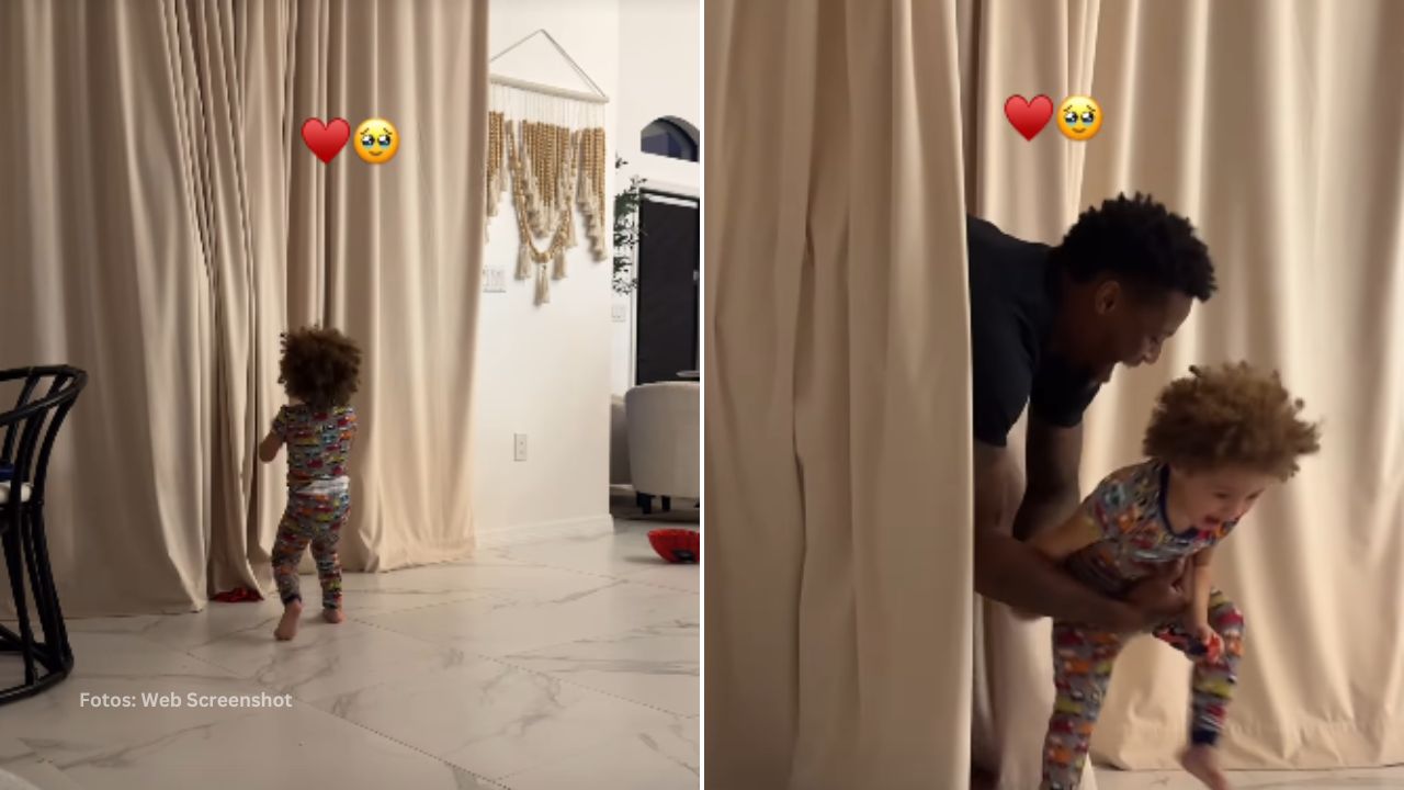 Esposa de Acuña Jr muestra relación padre e hijos con estrella de Braves Ronald Acuña Jr jugando con sus hijos