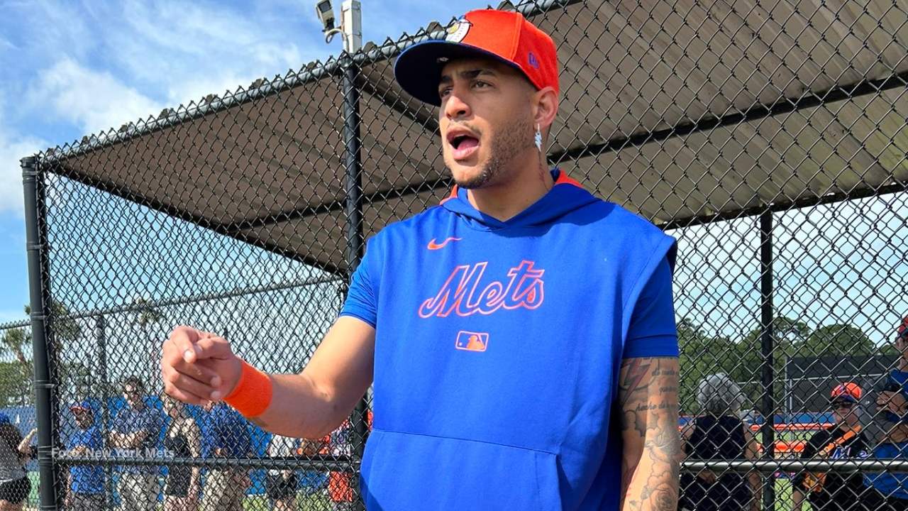 José Siri conecta jonrón de línea ante Houston (+VIDEO) Jose Siri con el uniforme de New York Mets