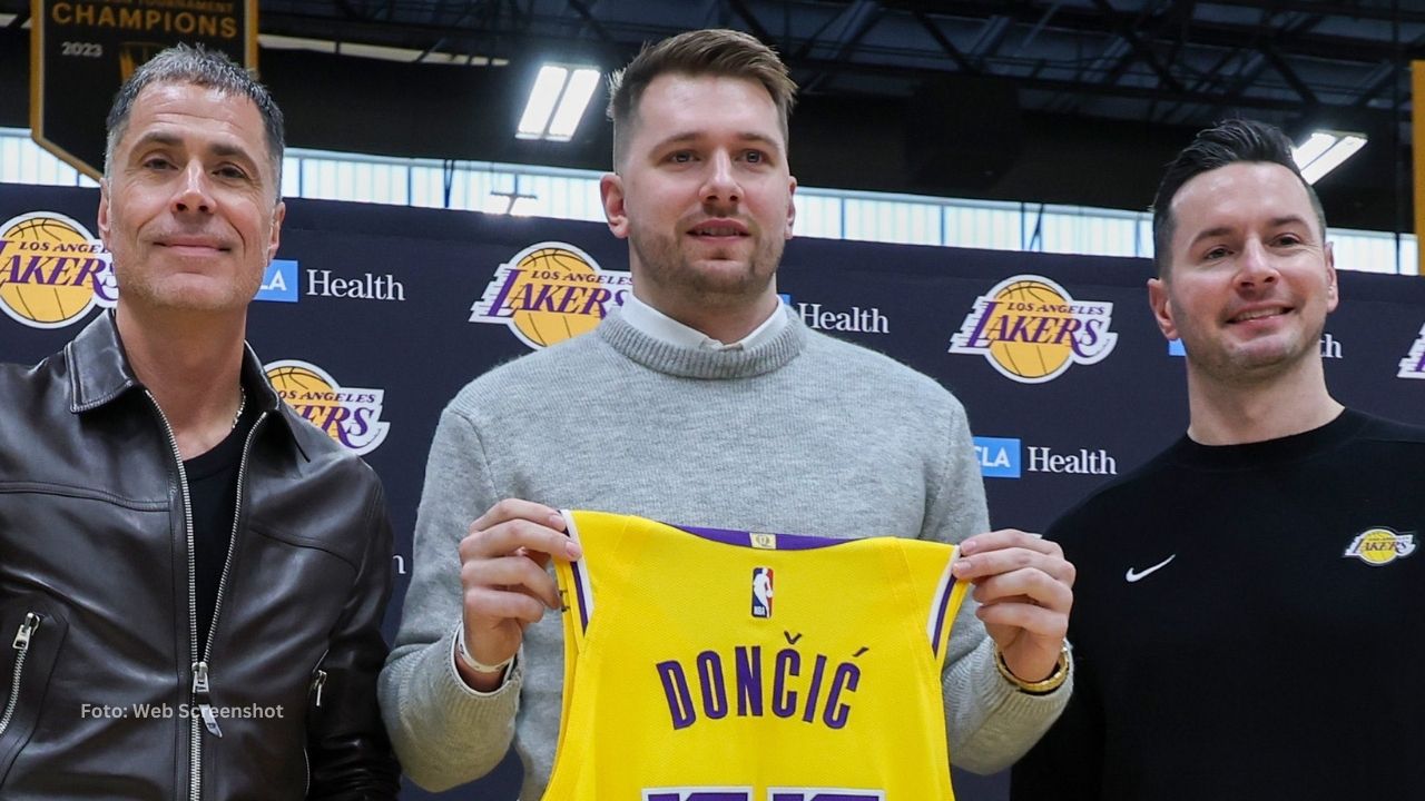 Luka Doncic fue presentado oficialmente por Lakers Luka Doncic Lakers