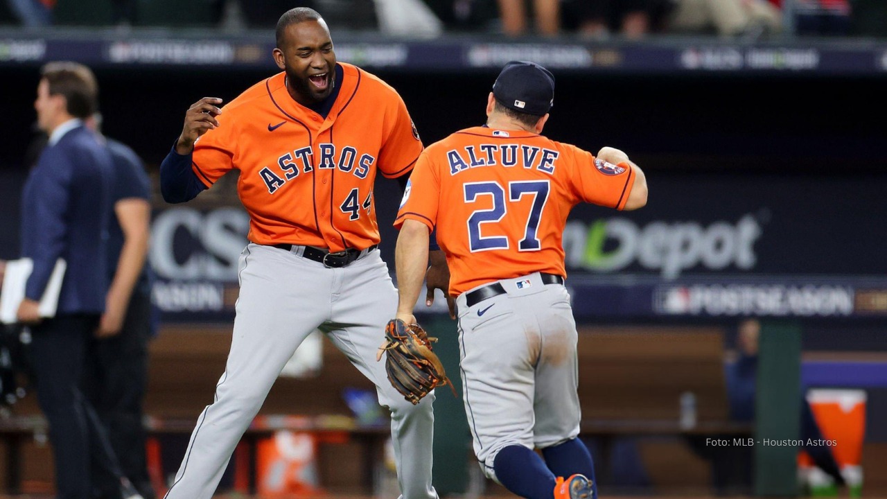 Altuve y Yordan Alvarez, Houston Astros
