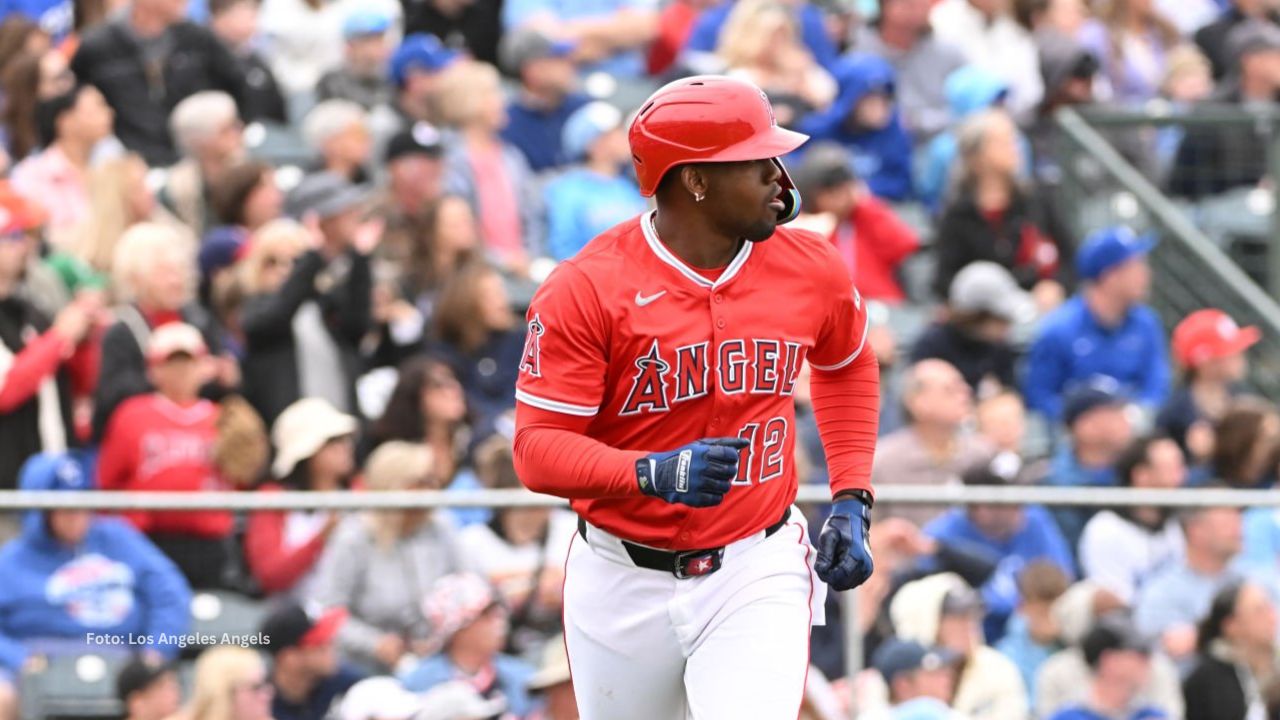 Así le va a Jorge Soler en el Spring Training 2025 Jorge Soler con el uniforme de Los Angeles Angels