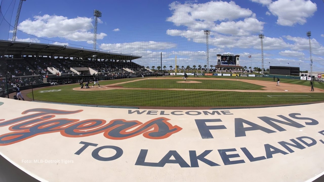 3 venezolanos fuera, Detroit Tigers ajusta roster Detroit Tigers en un juego en el Publix Field en el Joker Marchant Stadium