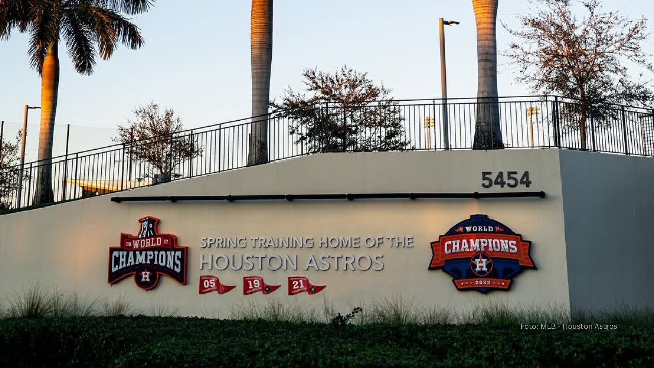 Houston Astros mueve roster oficial en Spring Training Houston Astros mueve roster oficial