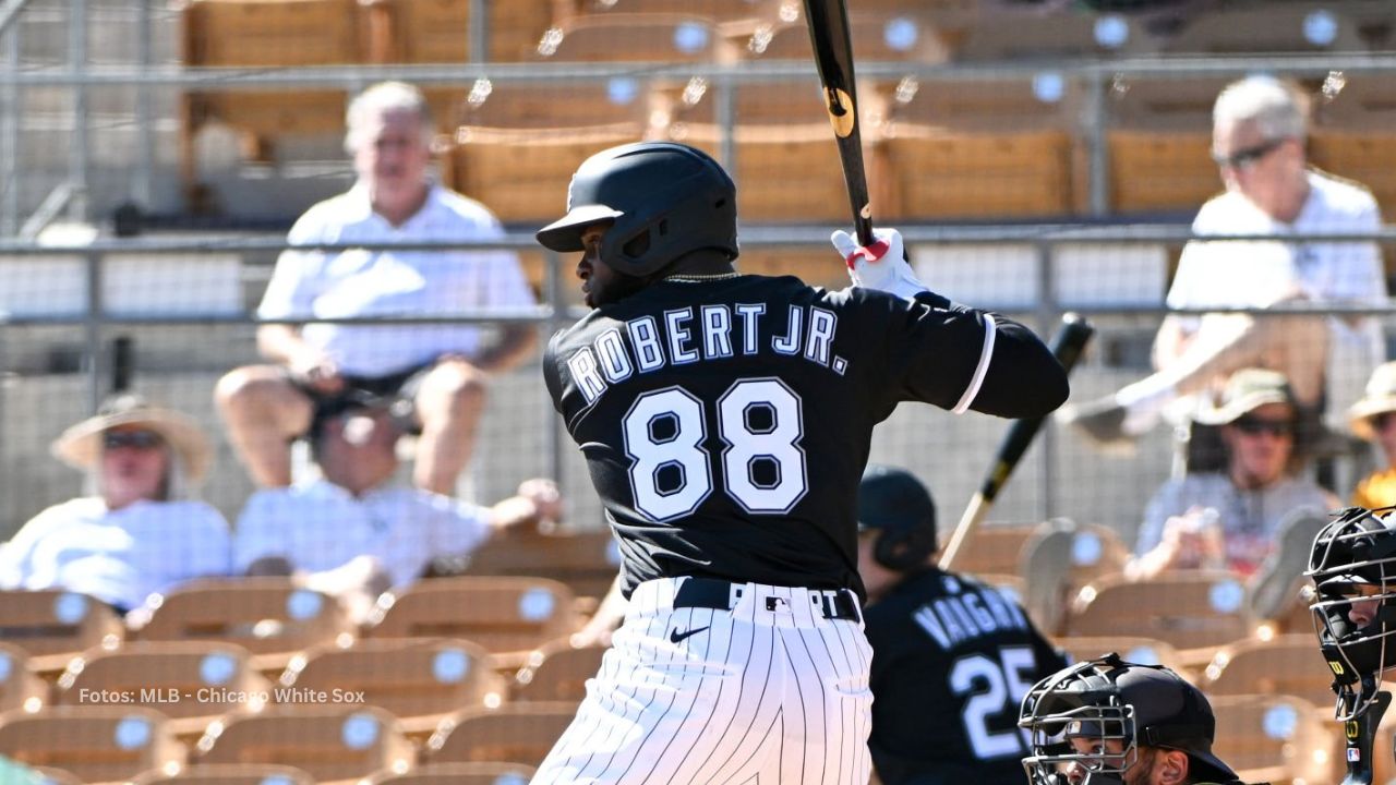Luis Robert Jr. pega 1er jonrón en jornada productiva con Chicago Luis Robert Jr con Chicago White Sox