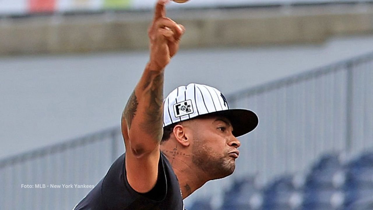 Marcus Stroman podría beneficiarse de lesión de Luis Gil en Yankees Luis Gil con el uniforme de New York Yankees