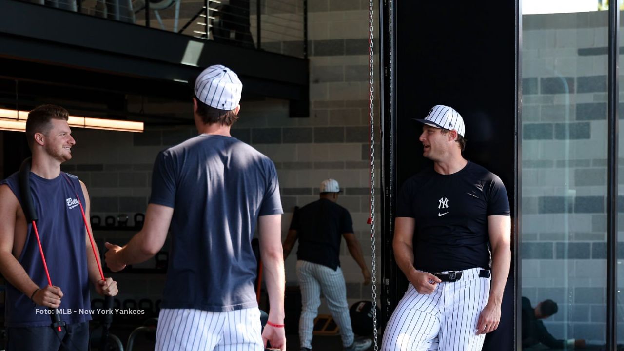 ¿Qué hará New York Yankees si pierde a Gerrit Cole? Gerrit Cole entrenando con New York Yankees