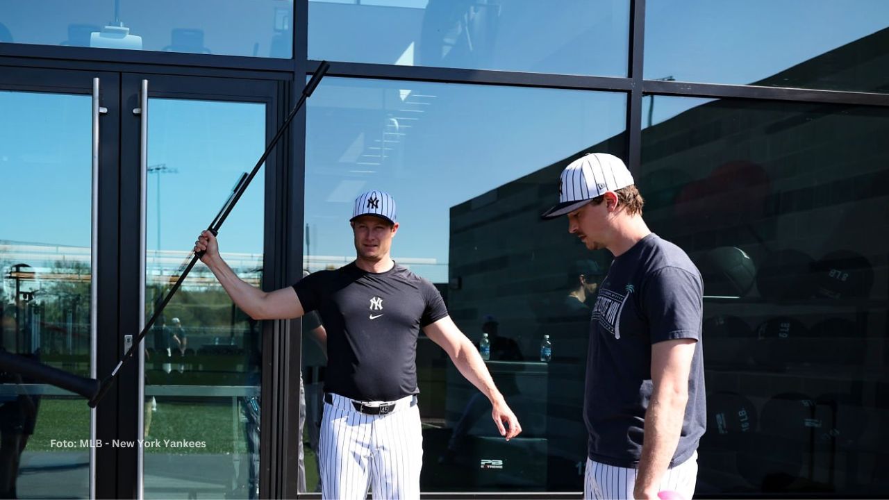 ¿Qué hará New York Yankees si pierde a Gerrit Cole? Gerrit Cole entrenando con New York Yankees