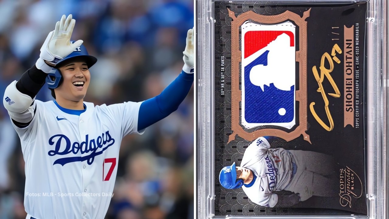 Shohei Ohtani y su tarjeta de 50 /50