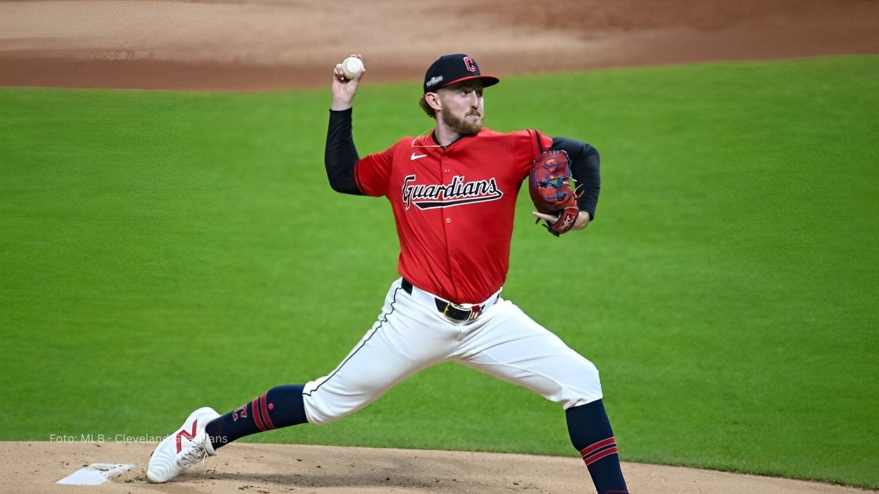 Cleveland acuerda extensión millonaria con lanzador Tanner Bibee Tanner Bibee en la lomita con Cleveland Guardians