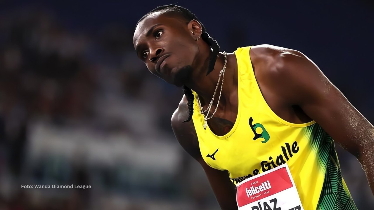 Olímpico Andy Díaz recuerda pasado en Cuba: "Insistían que yo no tenía talento" Triplista cubano Andy Diaz en una competencia