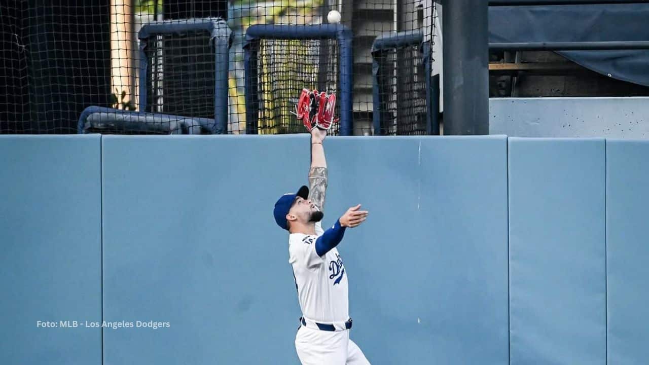 Andy Pages robó jonrón con Los Angeles Dodgers