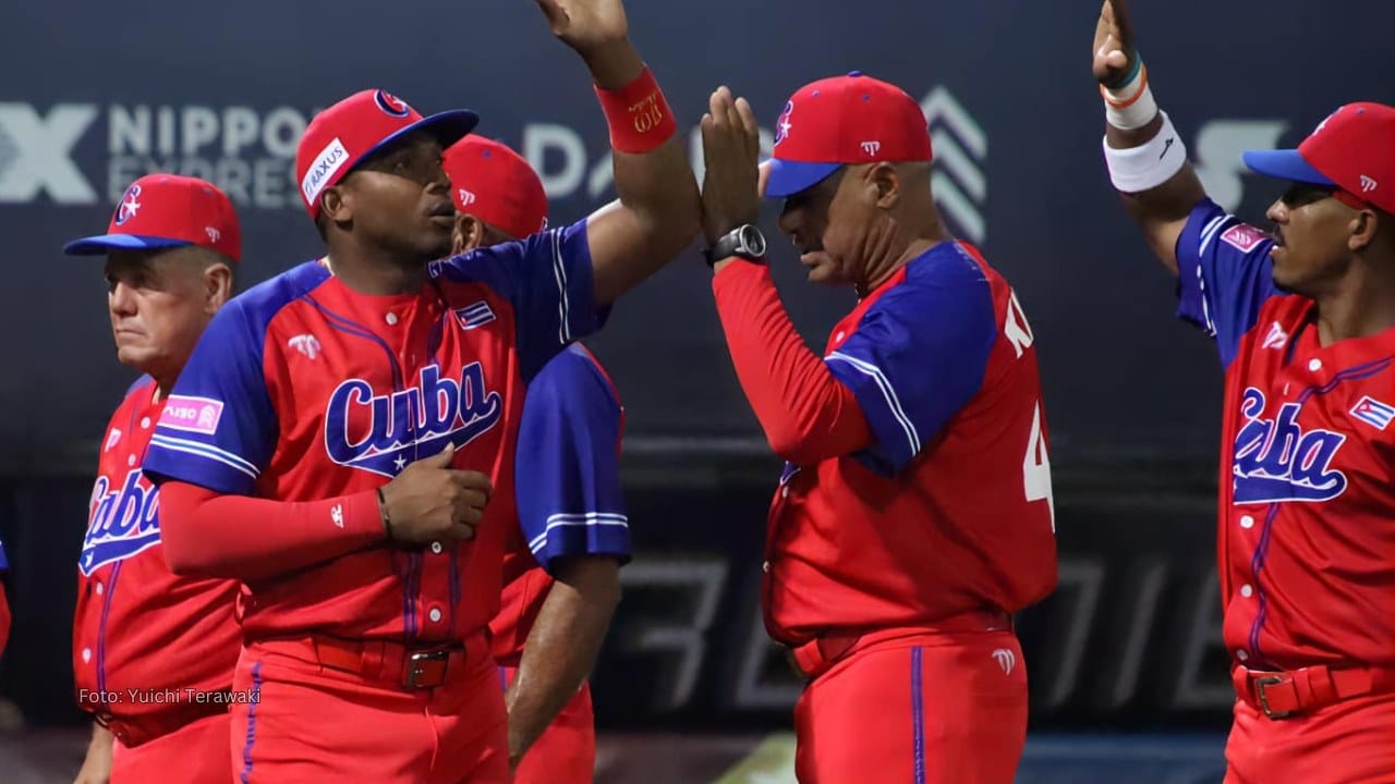 Jugadores del equipo Cuba. Serie del Caribe