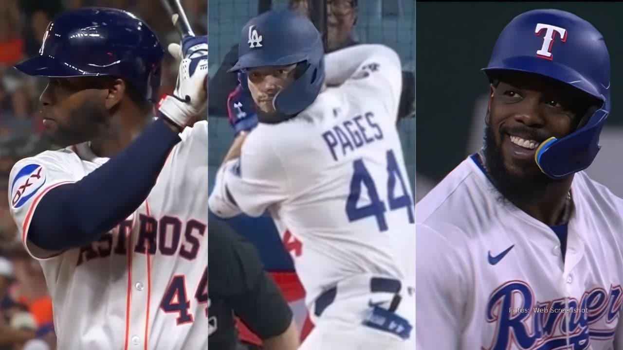 Cubanos en MLB Yordan Alvarez, Andy Pages, Adolis García