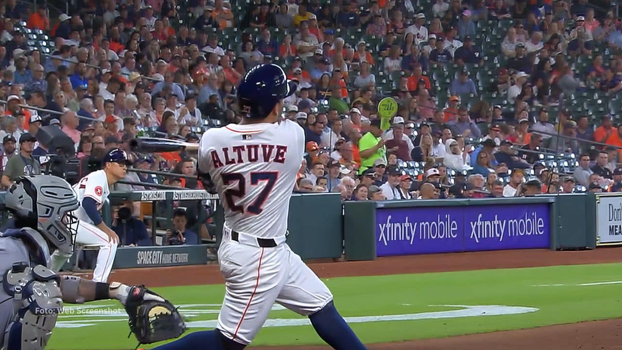 Doble Jose Altuve Houston Astros