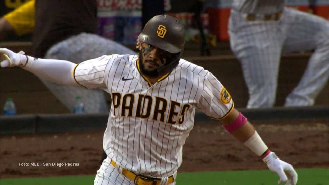Fernando Tatis Jr. posee el cuarto mejor promedio de bateo de la Liga Nacional con .351.