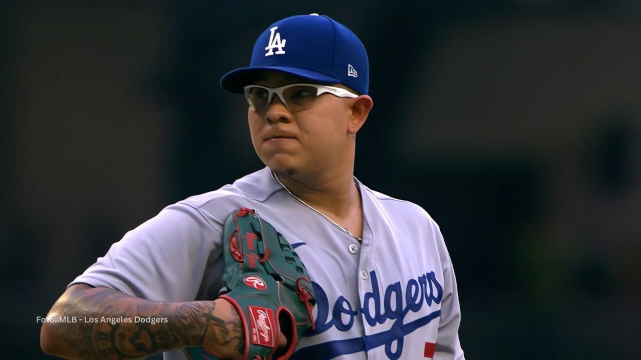 Julio Urías en la lomita con Los Angeles Dodgers