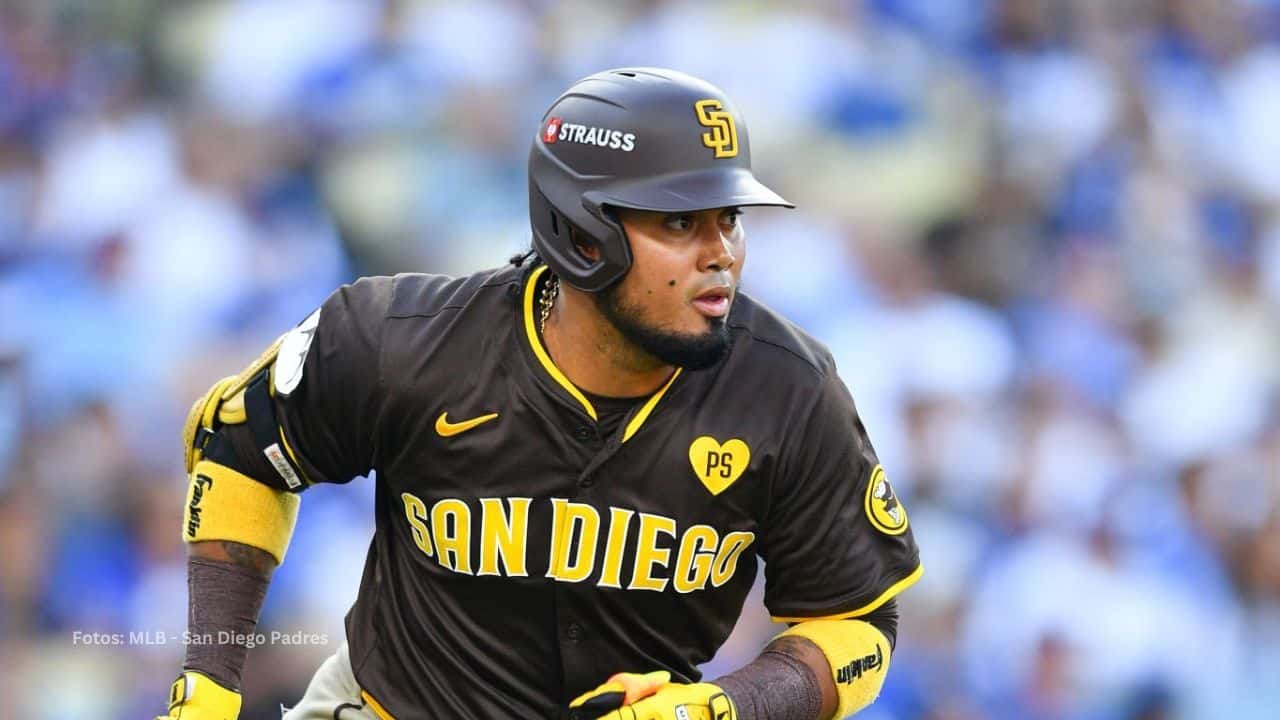 Luis Arráez con San Diego Padres