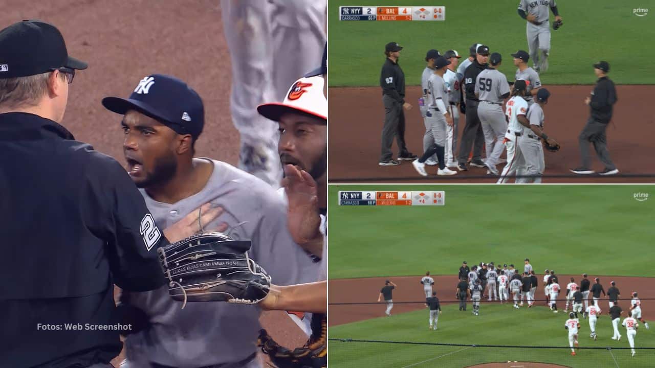 New York Yankees vacía bancas en Baltimore
