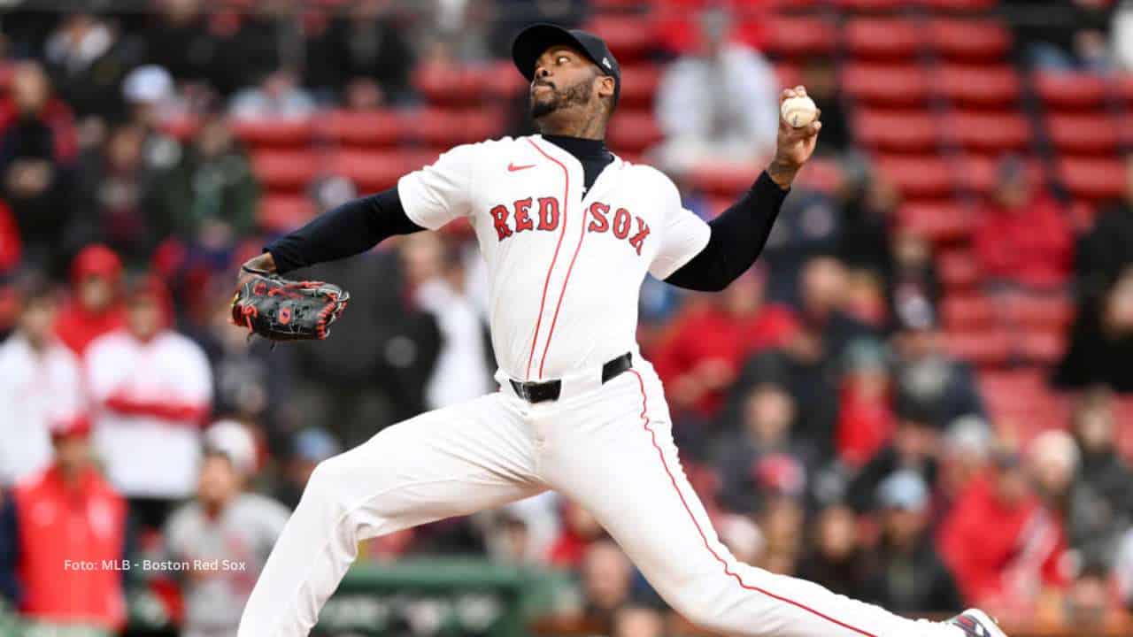 Aroldis Chapman con Red Sox