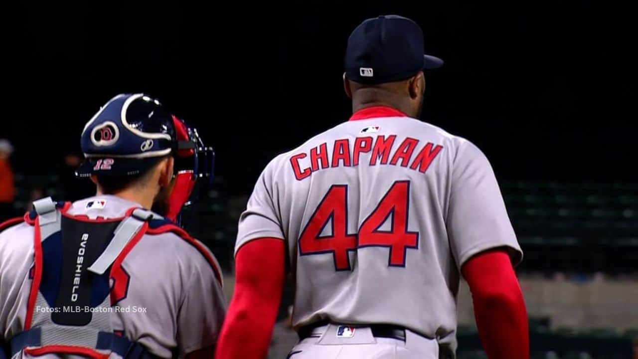 Aroldis Chapman con Boston Red Sox