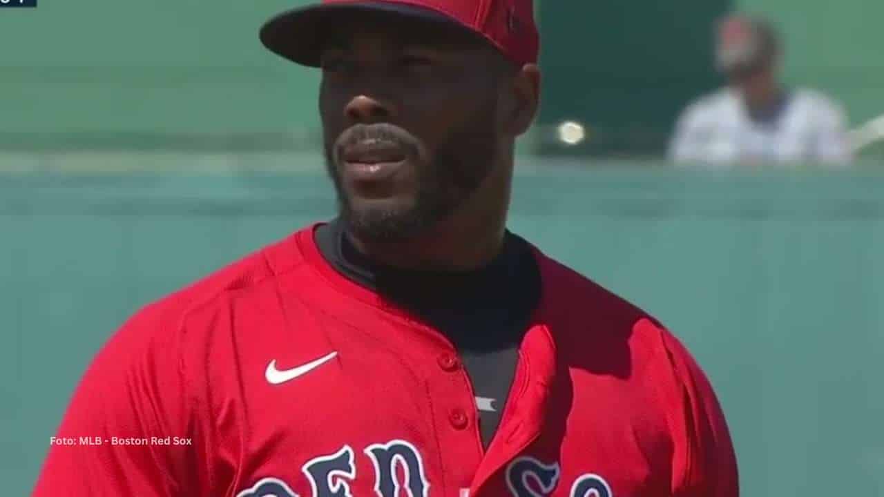 Aroldis Chapman con Red Sox