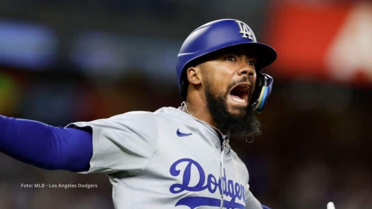 Teoscar Hernández con Los Angeles Dodgers