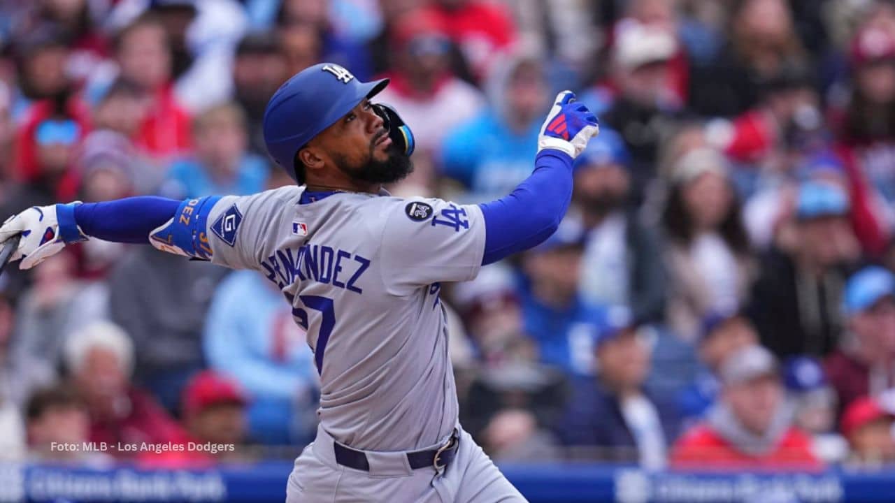 Teoscar Hernández con Los Angeles Dodgers