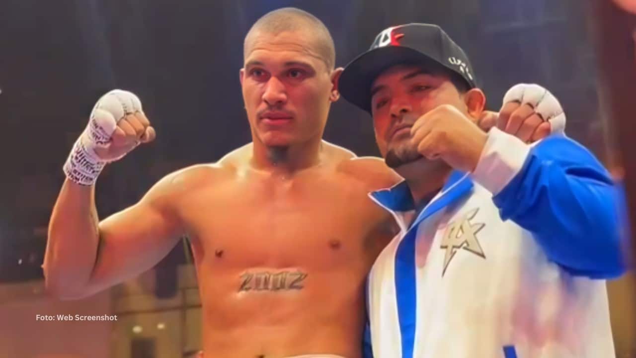 Cubano Brayan León en la ANB Arena de Riad, Arabia Saudita
