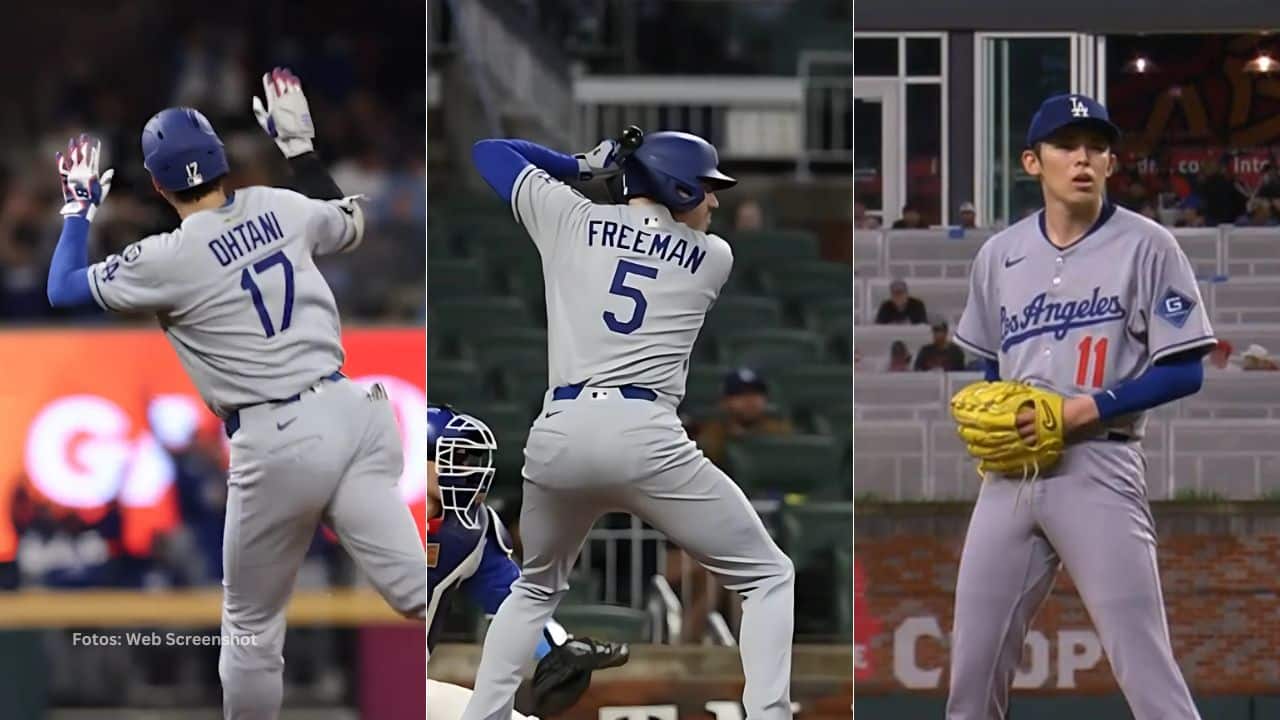 Por el conjunto de Los Angeles Dodgers el abridor Roki Sasaki lanzó cinco entradas bastante positivas.
