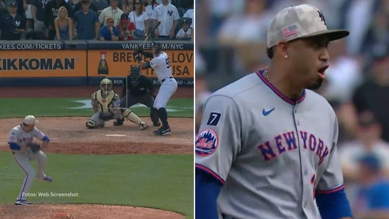 El cerrador puertorriqueño Edwin Díaz volvió a brillar en la lomita con su recta de 99 MPH ante el capitán de Yankees.