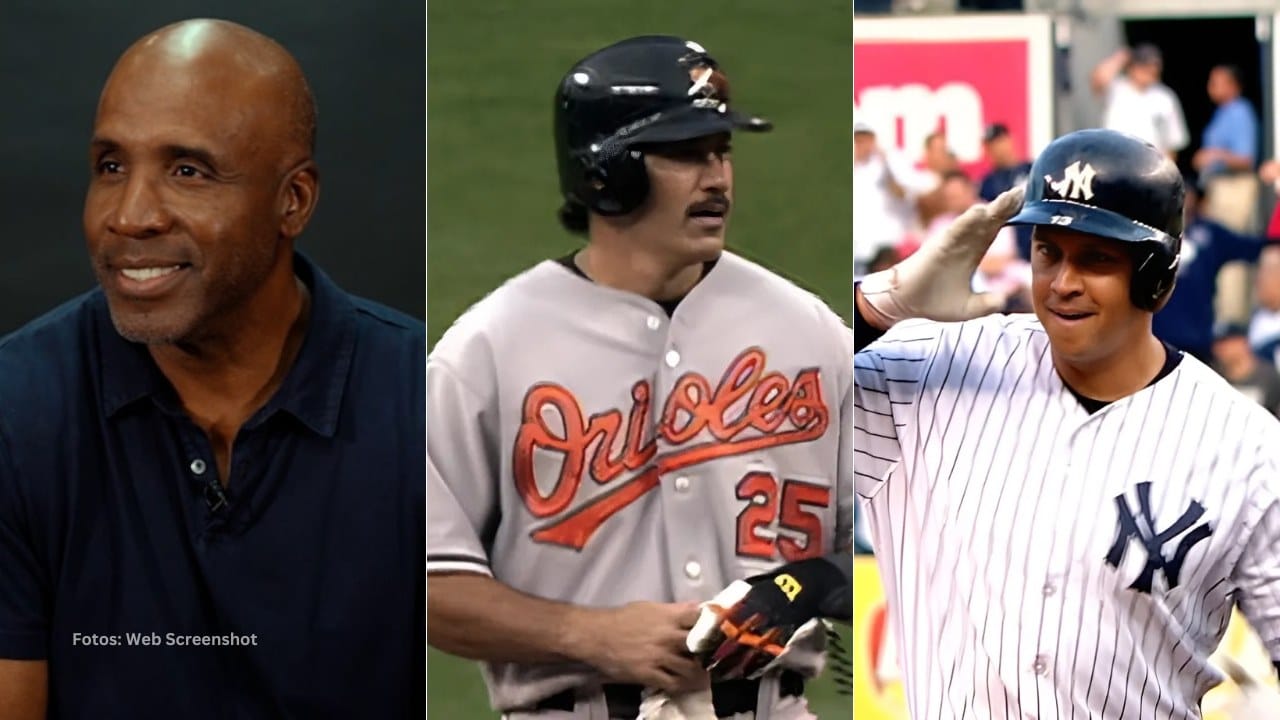 Barry Bonds en una entrevista, Rafael Palmeiro y Alex Rodriguez en MLB