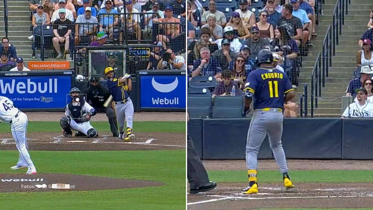Jackson Chourio comanda a Milwaukee Brewers en jonrones, dobles y carreras impulsadas.