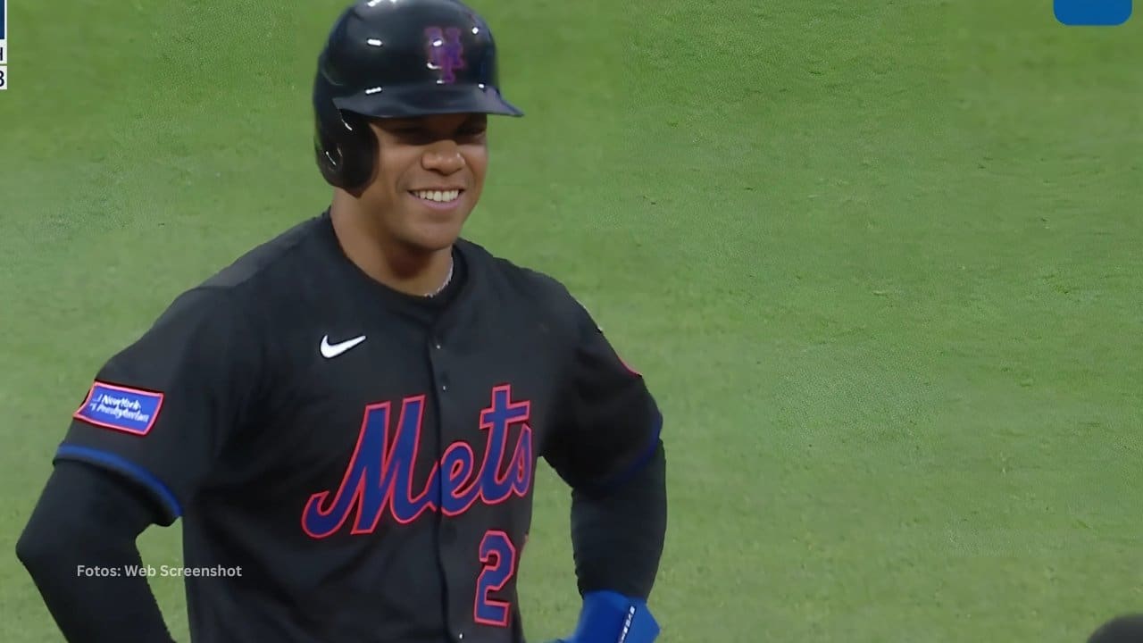 Juan Soto con el uniforme de New York Mets