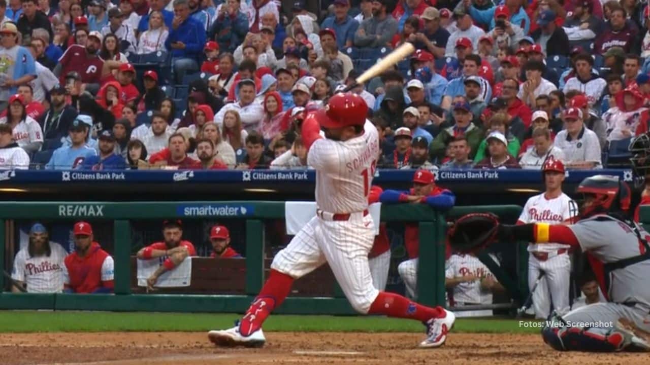 Kyle Schwarber dio inicio a la racha el pasado 23 de septiembre de 2024, donde conectó un total de 16 jonrones desde entonces.