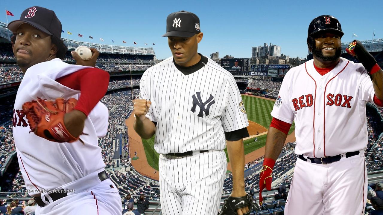 Pedro Martinez, Mariano Rivera y David Ortiz. Leyendas latinas en la historia MLB