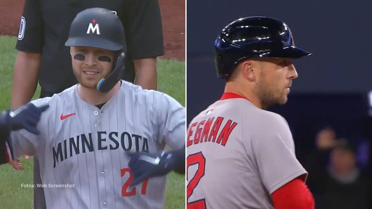Wilyer Abreu triplicó por Boston Red Sox y Carlos Correa sonó dos por Minnesota Twins.