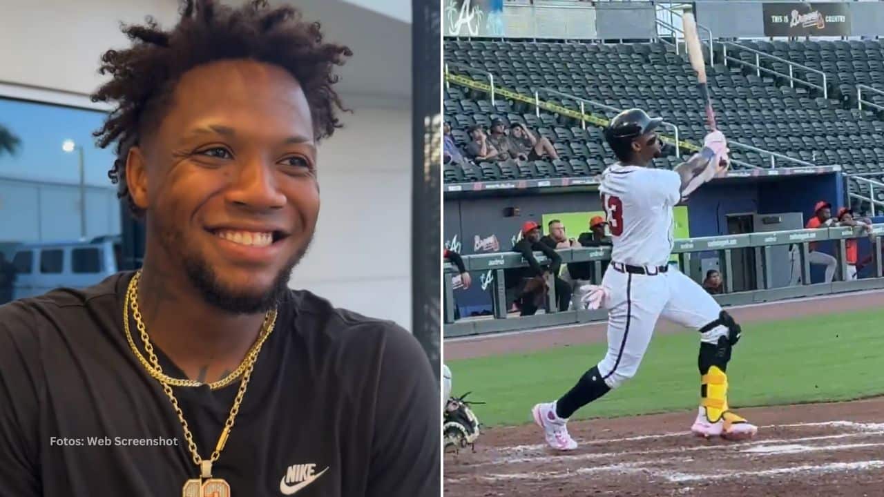 El estelar jardinero Ronald Acuña Jr habló tras su regreso oficial a los terrenos de juego luego de casi un año de ausencia.