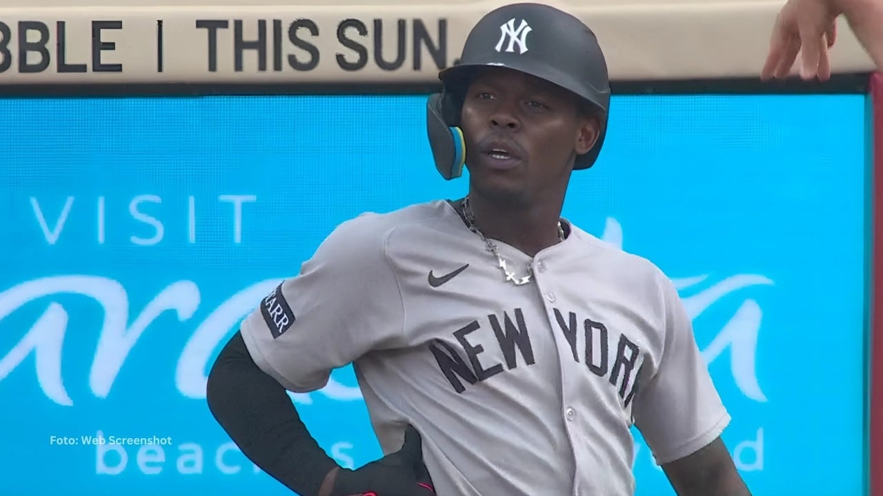 Jazz Chisholm Jr. con molestias en un juego de New York Yankees