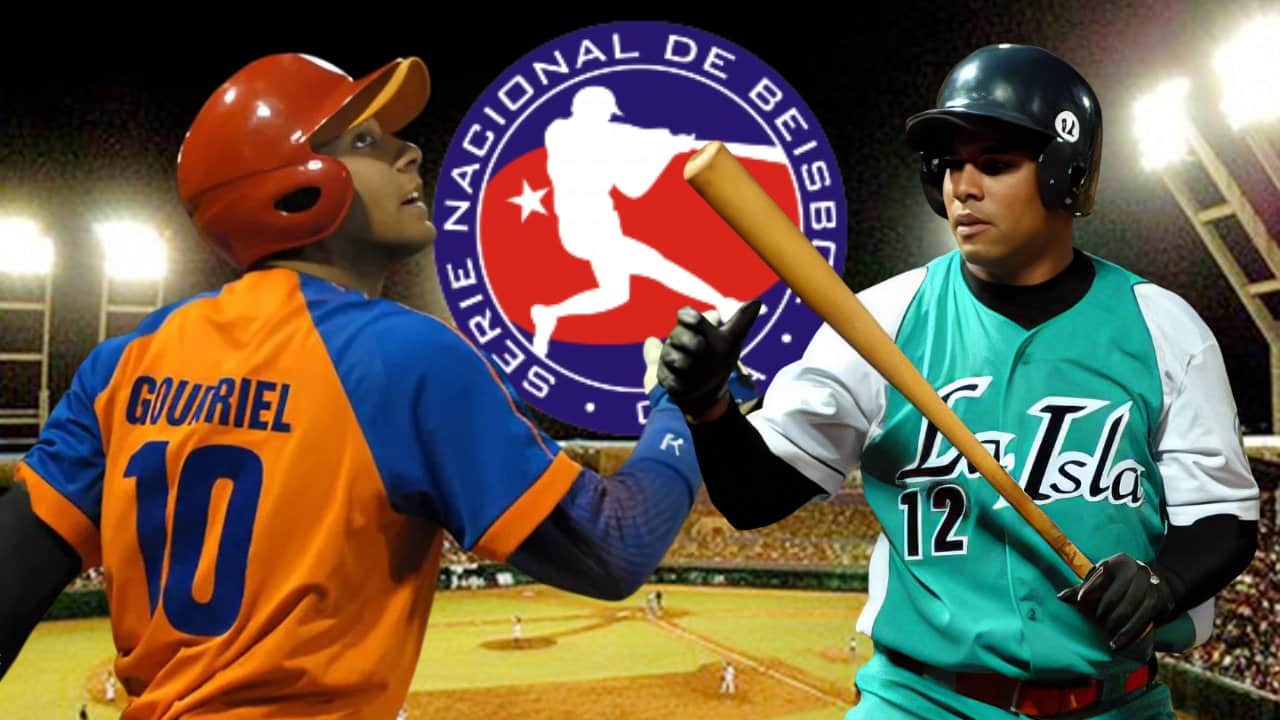 Yuli Gurriel y Michel Enriquez en su etapa en la Serie Nacional