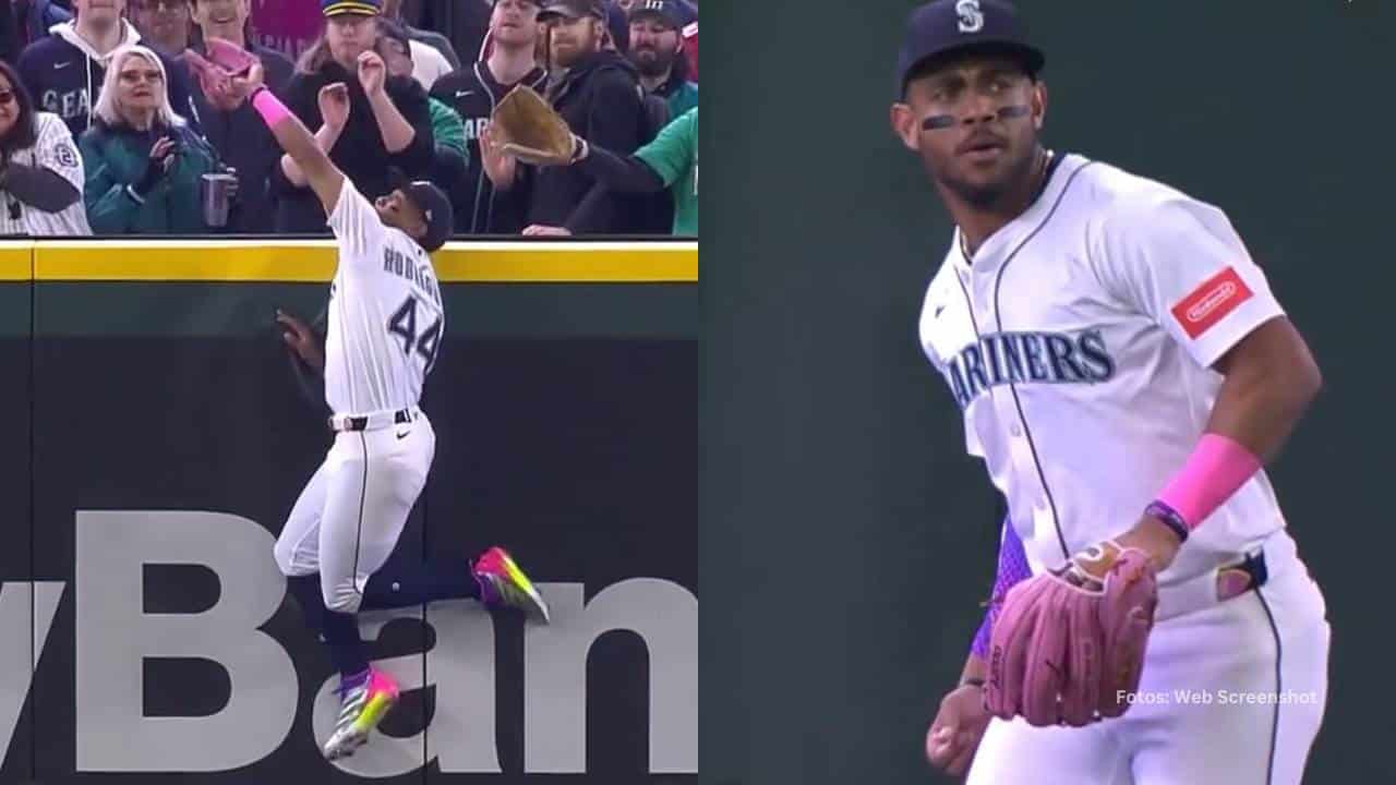 Julio Rodríguez está mostrando una defensa espectacular y lo reafirmó este miércoles 14 de mayo ante New York Yankees.