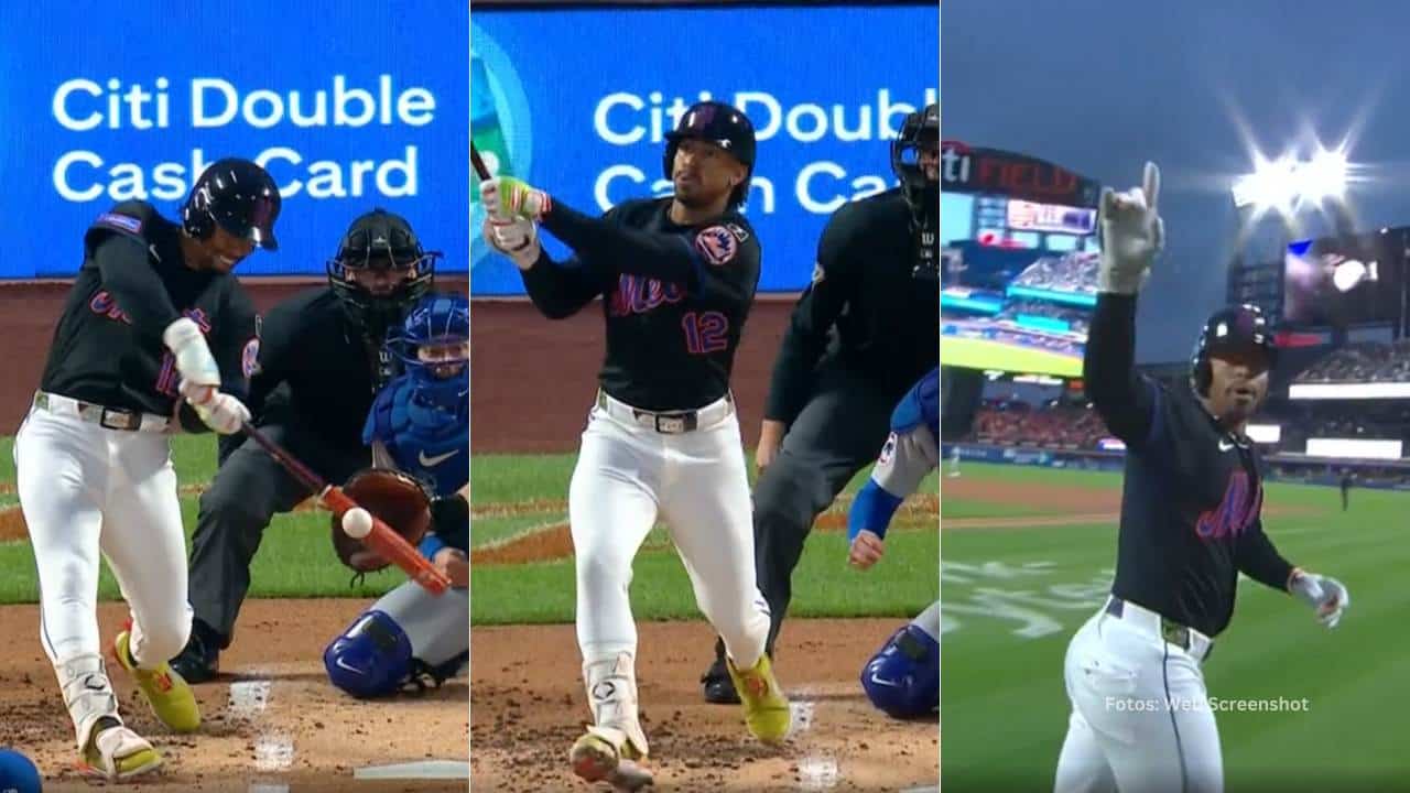 Francisco Lindor dio un golpe de autoridad al conectar un jonrón de apertura contra Chicago Cubs en el Citi Field.