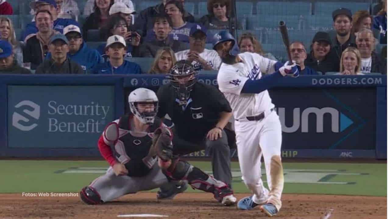 Teoscar Hernández con Los Angeles Dodgers