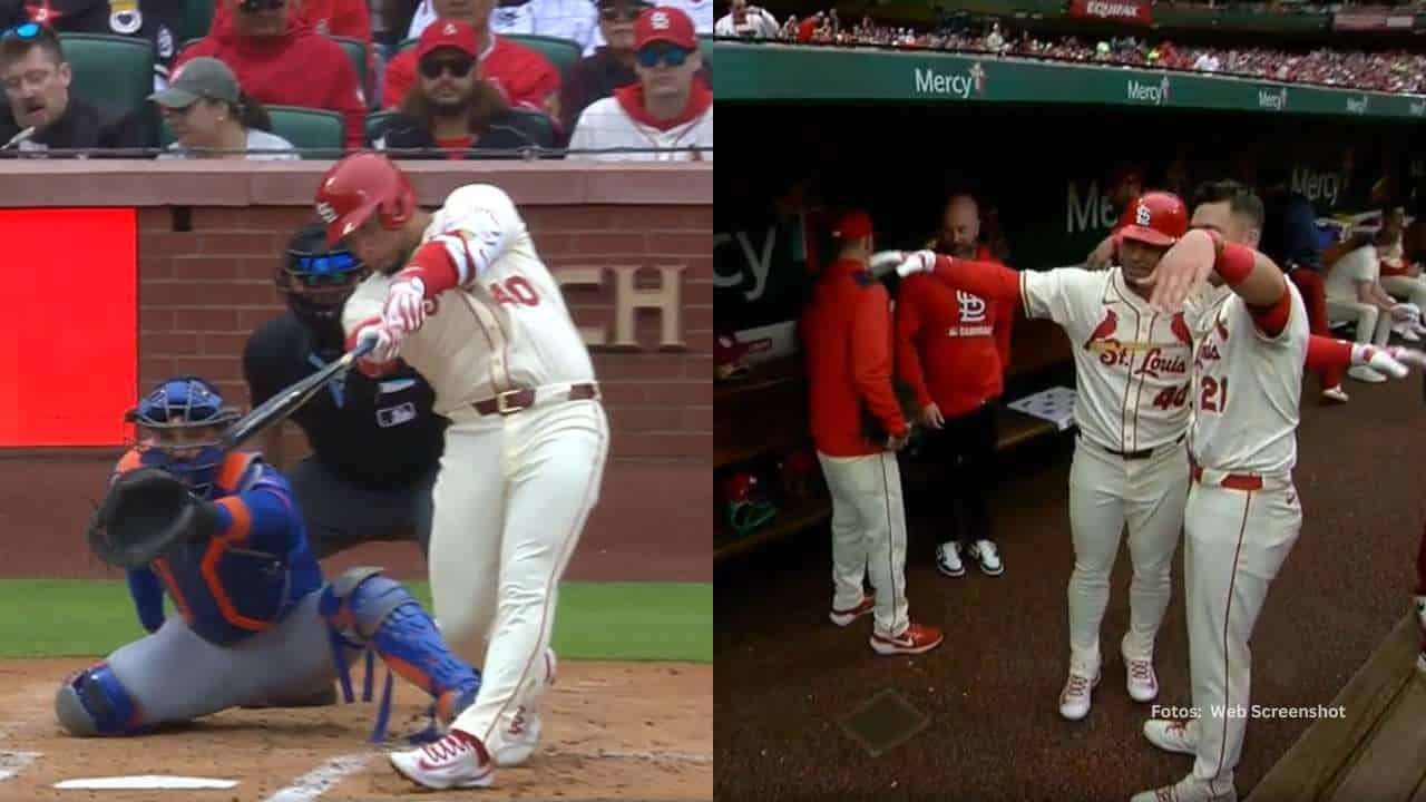 Willson Contreras sonó un estruendoso batazo a banda contraria que puso la primera rayita de los suyos.